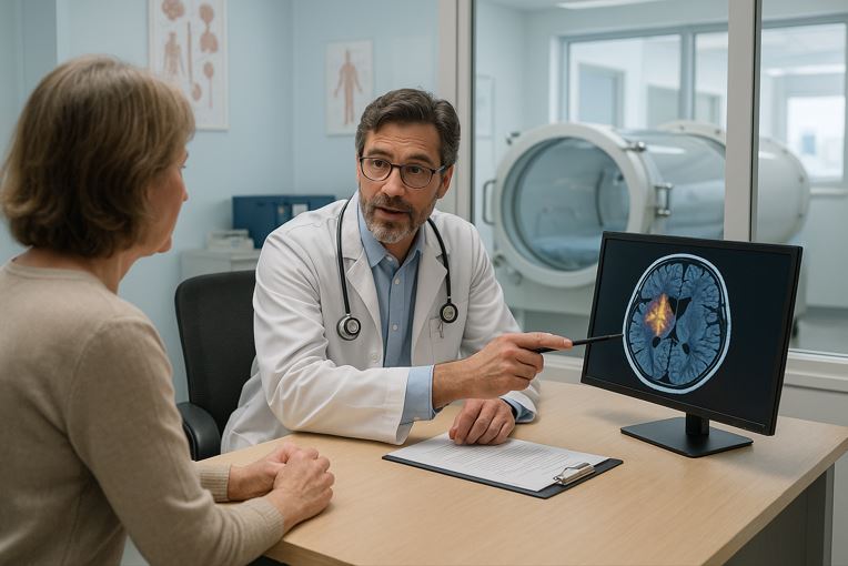 hyperbaric chamber for brain injury