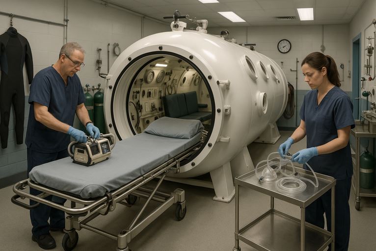 Hyperbaric Chamber for the Bends