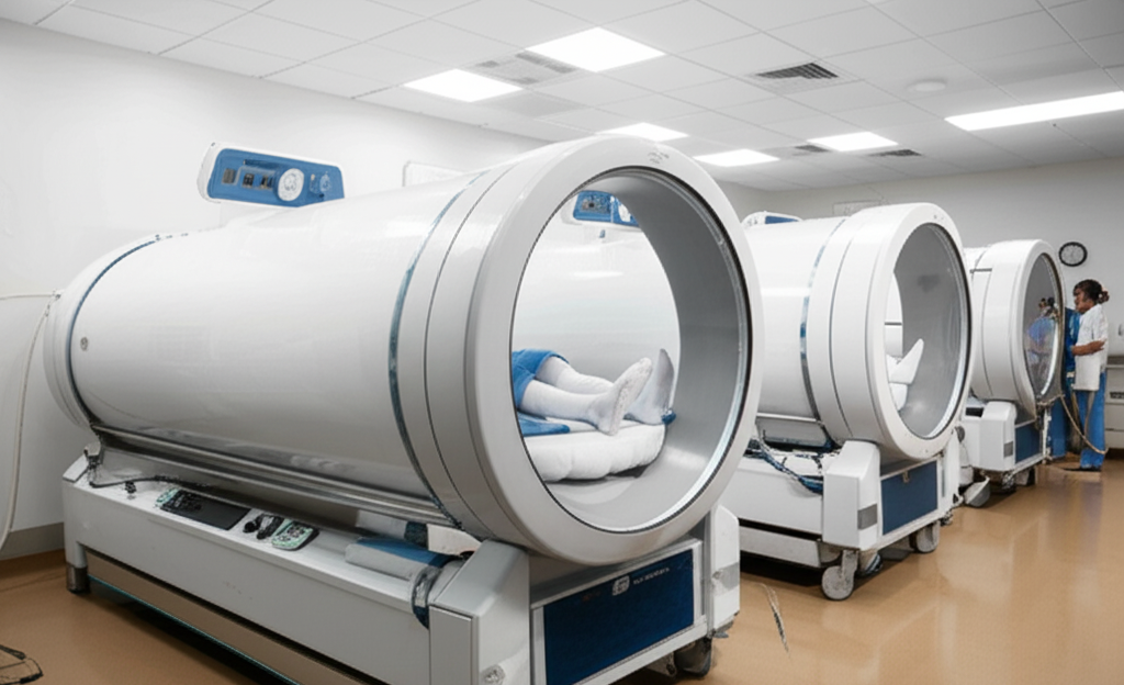image shows best HBOT therapy options in a clinic.