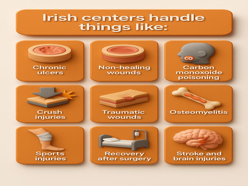 hyperbaric chamber ireland and conditions they treat.