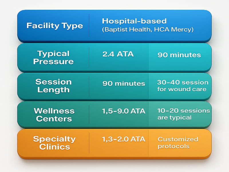 hyperbaric chamber miami different facility types