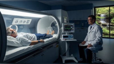hyperbaric chamber being used for neuropathy