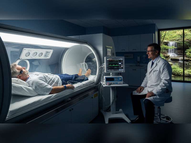 hyperbaric chamber being used for neuropathy