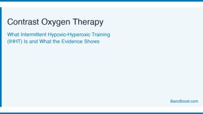 Contrast Oxygen Therapy - BaricBoost Guide