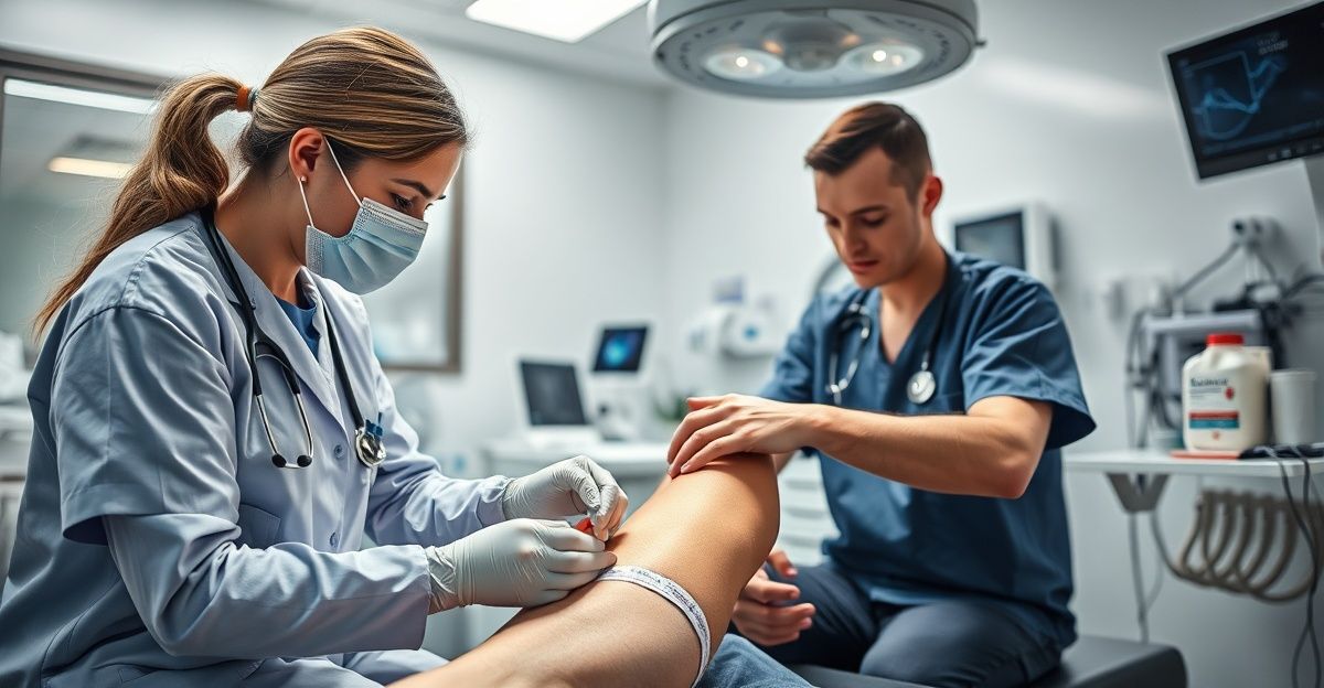 Different wound types treated with hyperbaric oxygen therapy