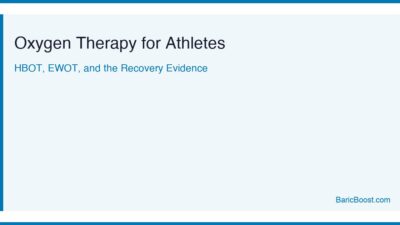 Oxygen Therapy For Athletes - BaricBoost Guide