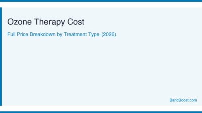 Ozone Therapy Cost - BaricBoost Guide