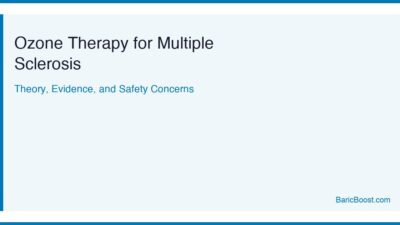 Ozone Therapy For Ms - BaricBoost Guide