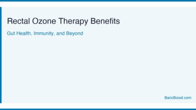 Rectal Ozone Therapy Benefits - BaricBoost Guide