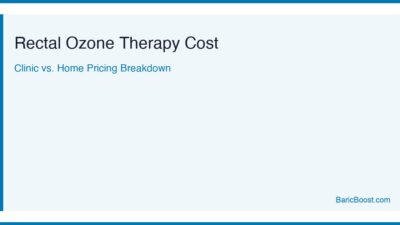 Rectal Ozone Therapy Cost - BaricBoost Guide
