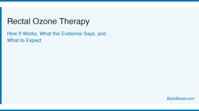 Rectal Ozone Therapy - BaricBoost Guide