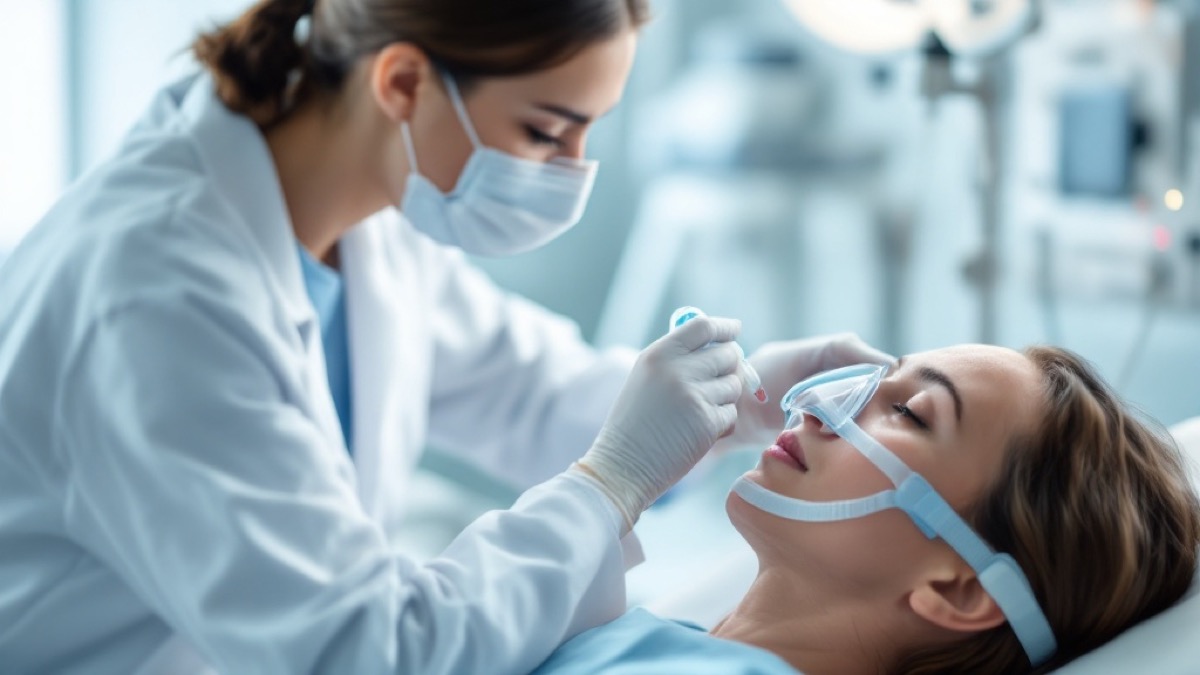 Contrast oxygen therapy (IHHT) session