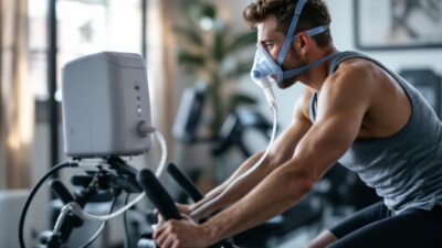 Exercise with oxygen therapy (EWOT) at home